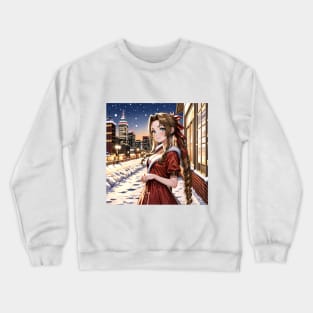 aerith santa dress Crewneck Sweatshirt